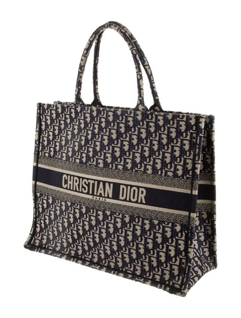 christian dior big tote|Christian Dior canvas book tote.